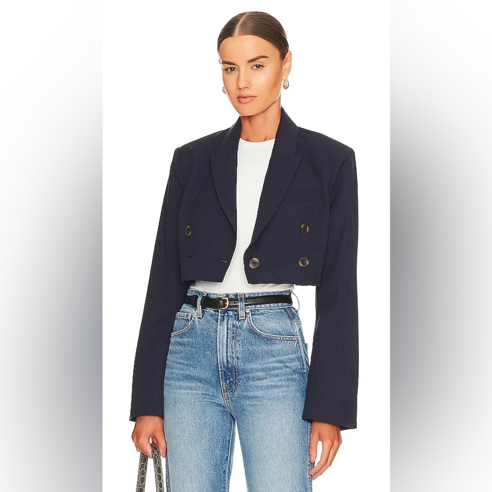 L’Academie Avenue Blazer (Blue with White stripes)